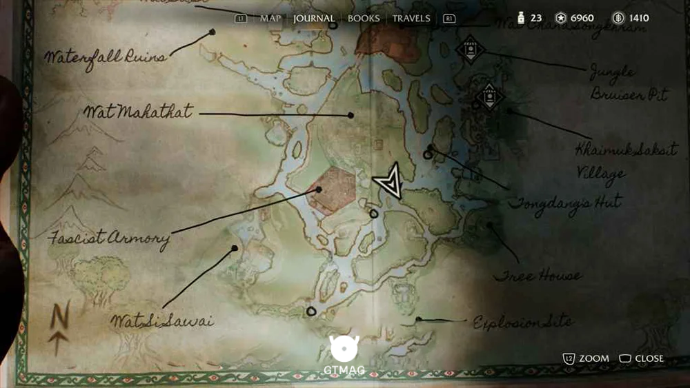 Discovery Note .64: River Buddha - مکان Collectibleهای Sukhothai در Indiana Jones and the Great Circle