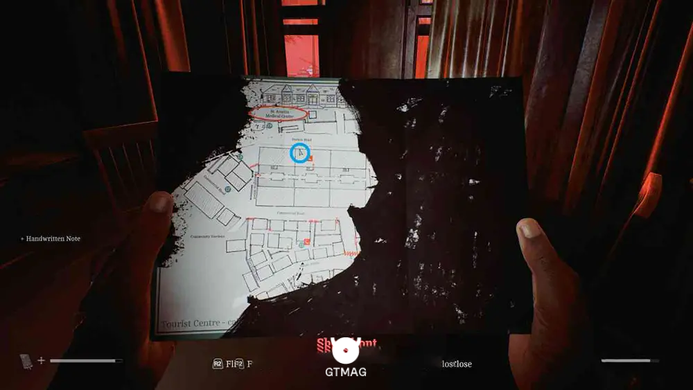 بخش&zwnj; 6: JOURNEY TO MEDICAL - مکان کالکتیبل های Part 2: Zoe در Silent Hill Townfall