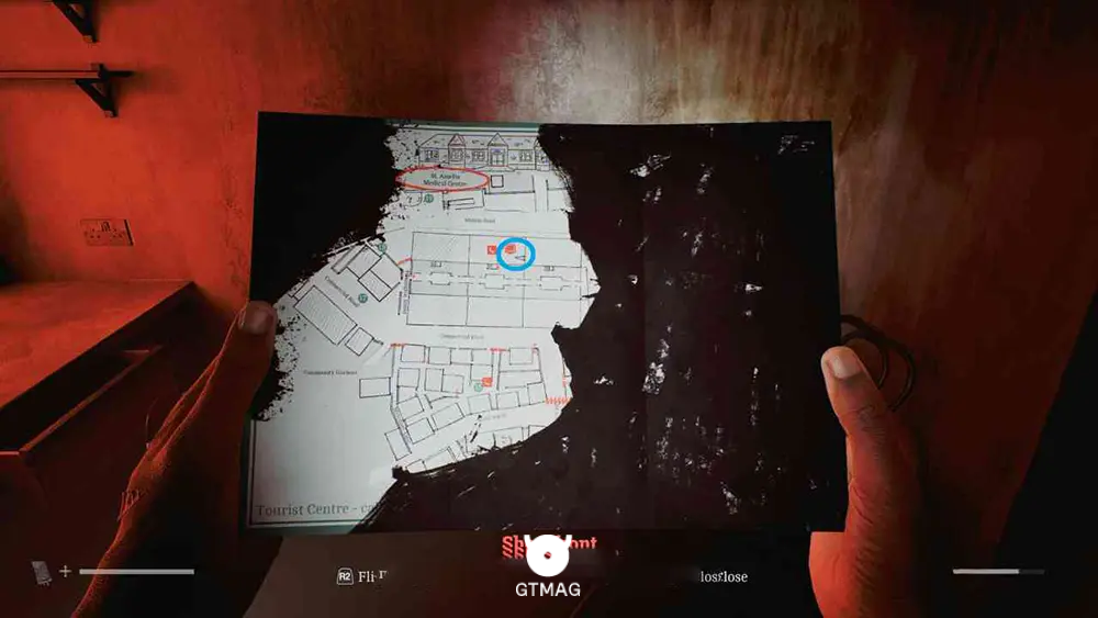 بخش&zwnj; 6: JOURNEY TO MEDICAL - مکان کالکتیبل های Part 2: Zoe در Silent Hill Townfall