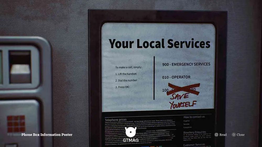 فصل 1: COLD OPEN - تمام مکان&zwnj;های Phone Number در Silent Hill Townfall