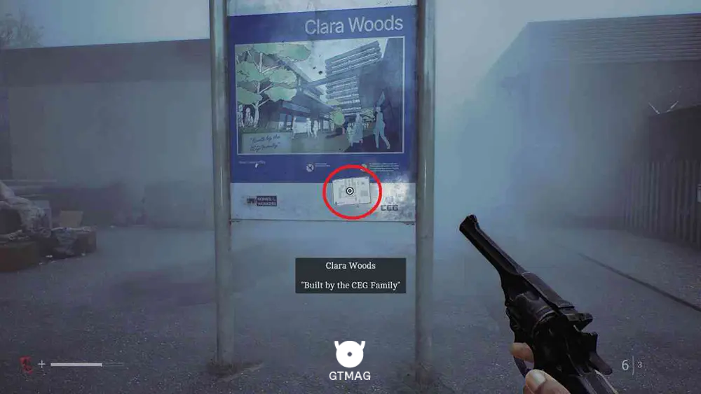 بخش&zwnj; 9: BEGIN AGAIN - مکان کالکتیبل های Part 4: Clara Woods در Silent Hill Townfall