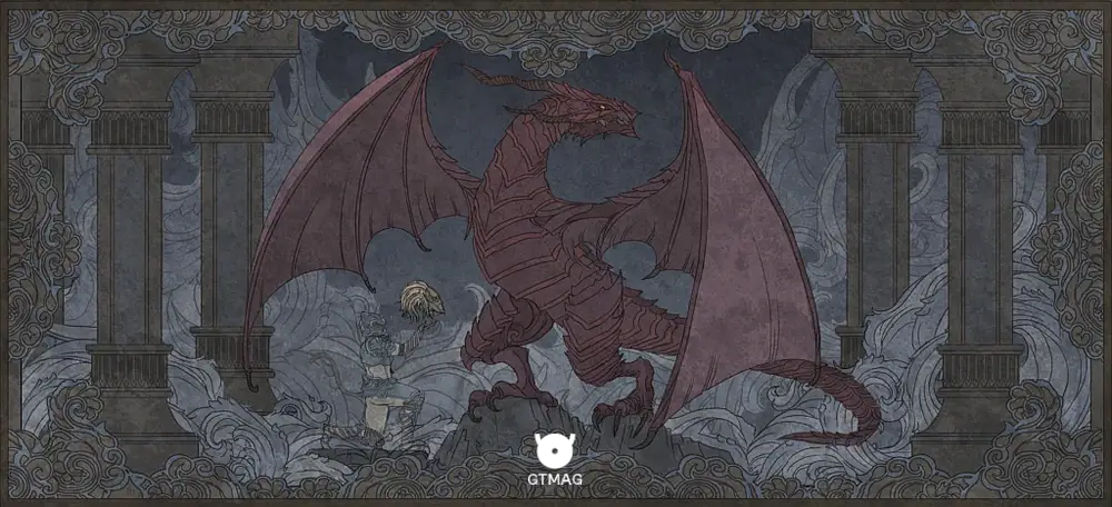 Nafaalilargus Dragon in Elders Scrolls