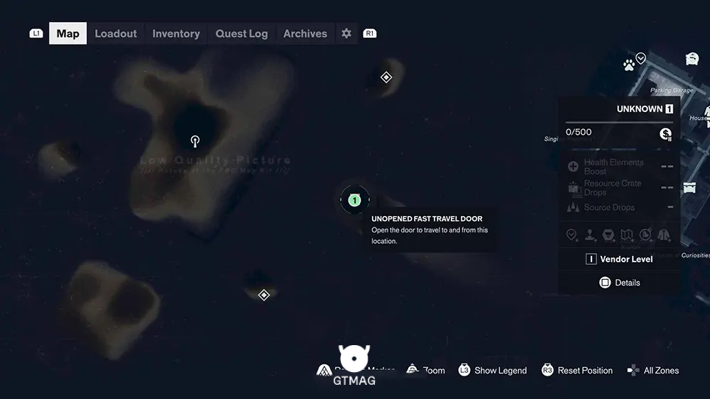 Pope Research 1، Starting Island - تمام مکان&zwnj;های Pope&rsquo;s Research در Control Resonant