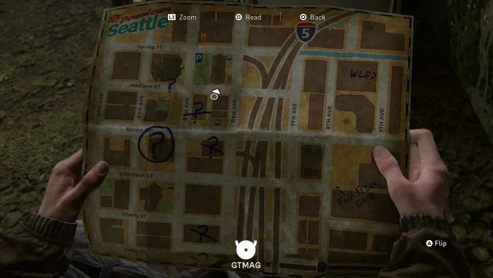 CHAPTER 9: DOWNTOWN - تمام مکان&zwnj;های Parts و Supplements در The Last of Us 2