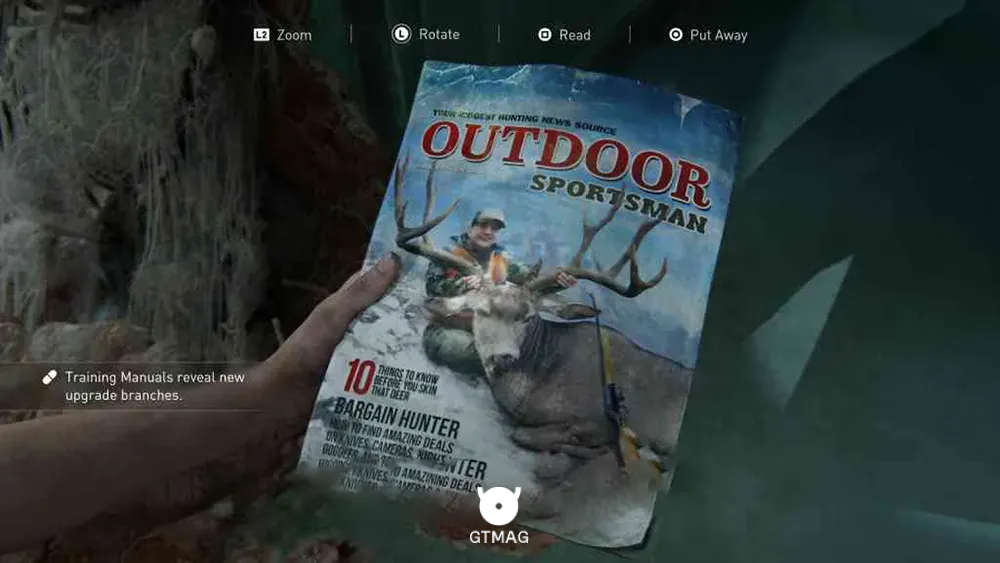 Chapter 16: Hillcrest - تمام مکان&zwnj;های Training Manual در The Last of Us 2