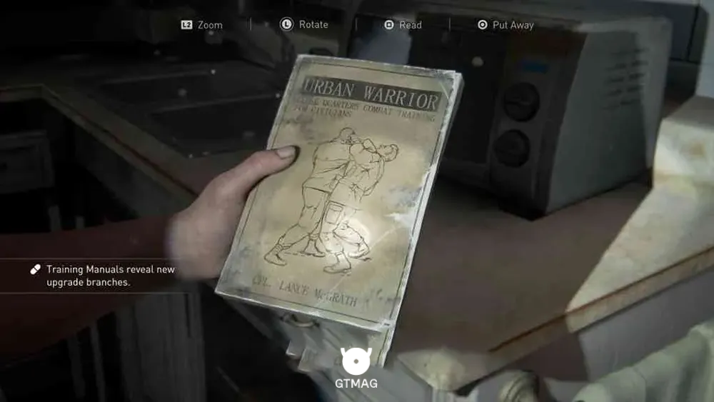 Chapter 28: Hostile Territory - تمام مکان&zwnj;های Training Manual در The Last of Us 2