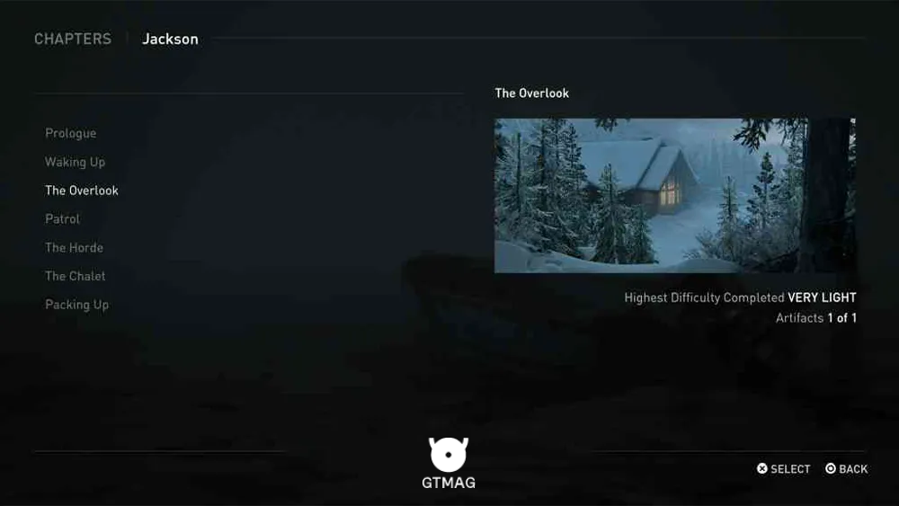 Artifact .1 - مکان Collectibleهای The Overlook در The Last of Us 2
