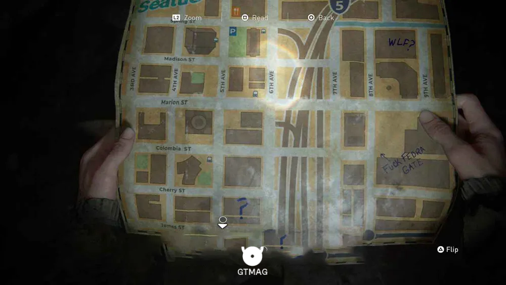 Artifact .2: Bank Heist Plans - مکان Collectibleهای Downtown در The Last of Us 2