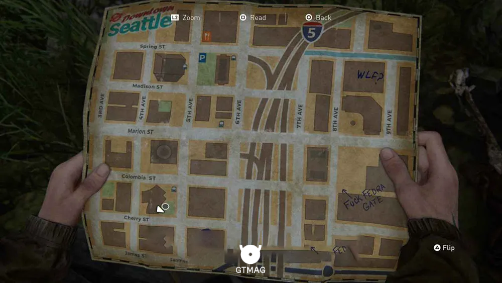Artifact .6: Letter from Isaac - مکان Collectibleهای Downtown در The Last of Us 2