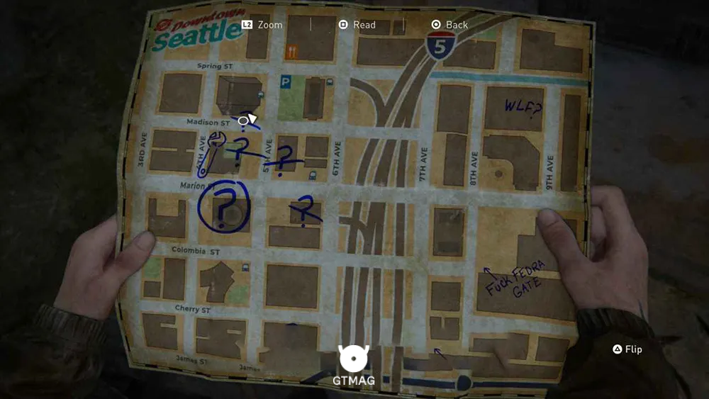 Safe: 04-51 - مکان Collectibleهای Downtown در The Last of Us 2