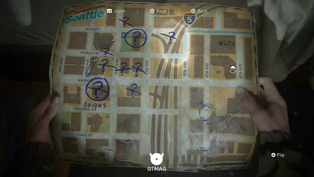 Artifact .18: WLF Recruiter Journal - مکان Collectibleهای Downtown در The Last of Us 2