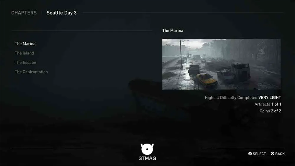 مکان&zwnj; Collectibleهای The Marina در The Last of Us 2