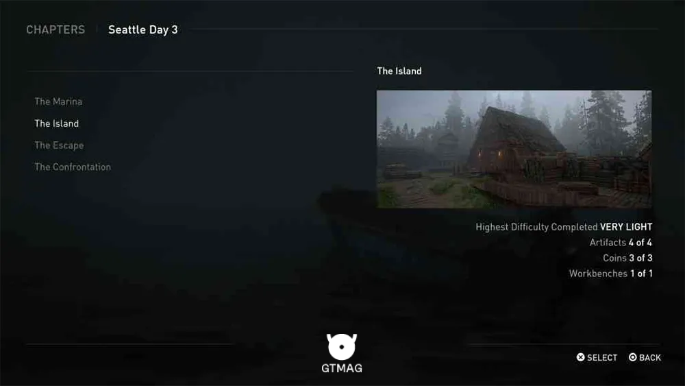 مکان&zwnj;های Collectibleهای The Island در The Last of Us 2