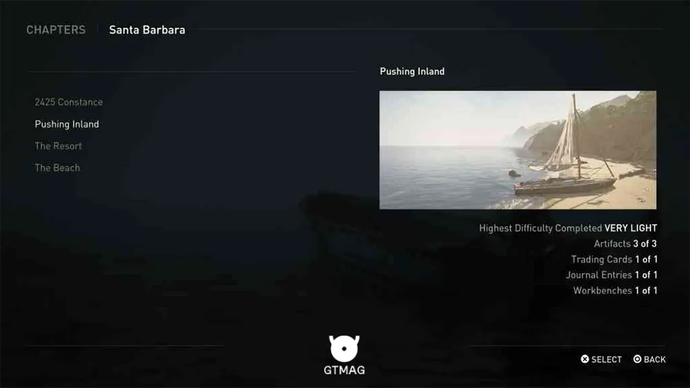 مکان&zwnj;های Collectibleهای Pushing Inland در The Last of Us 2
