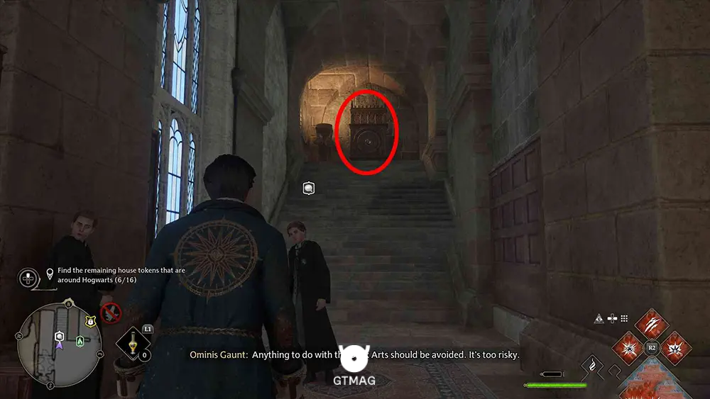 House Token شماره 7 - The Great Hall > Great Hall - تمام مکان&zwnj;های House Token در Hogwarts Legacy