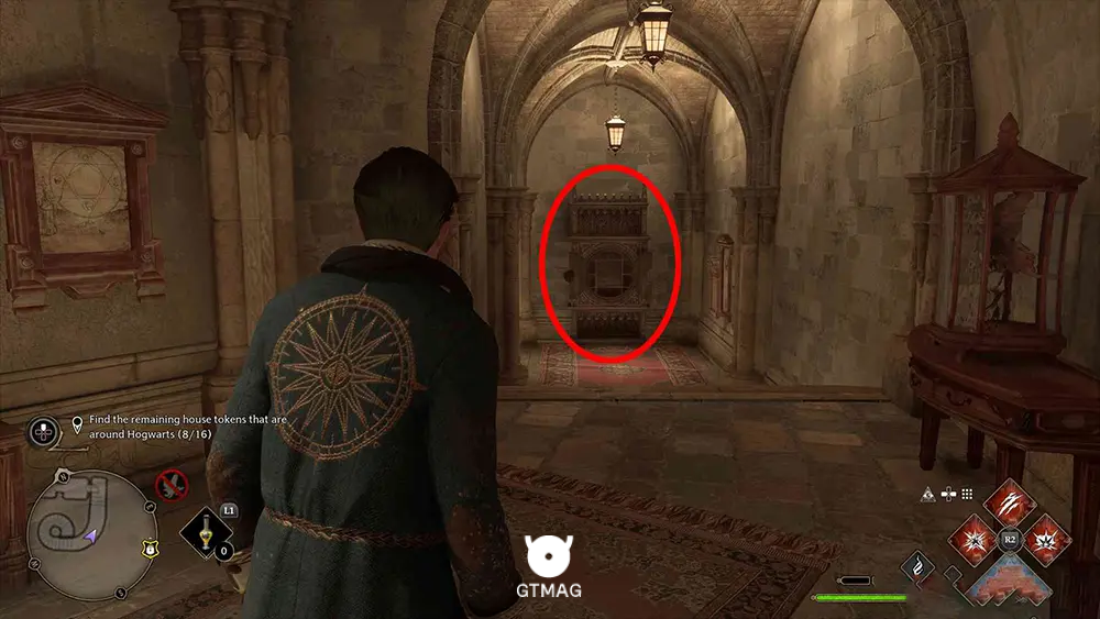 House Token شماره 8 - The Library Annex > Potions Classroom - تمام مکان&zwnj;های House Token در Hogwarts Legacy
