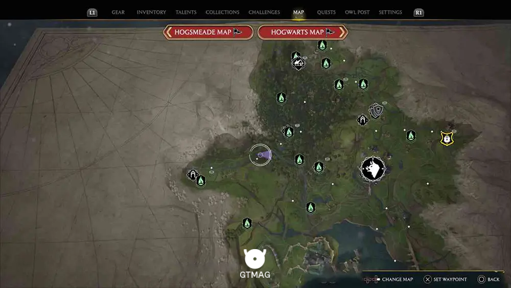 NORTH HOGWARTS REGION - 1 BUTTERFLY - مکان تمام پروانهها در Hogwarts Legacy