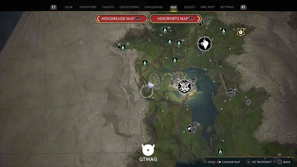 SOUTH HOGWARTS REGION - 2 BUTTERFLIES - مکان تمام پروانهها در Hogwarts Legacy
