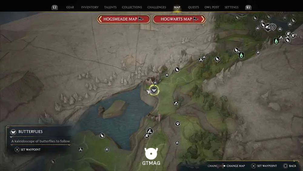 FELDCROFT REGION - 2 BUTTERFLIES - مکان تمام پروانهها در Hogwarts Legacy