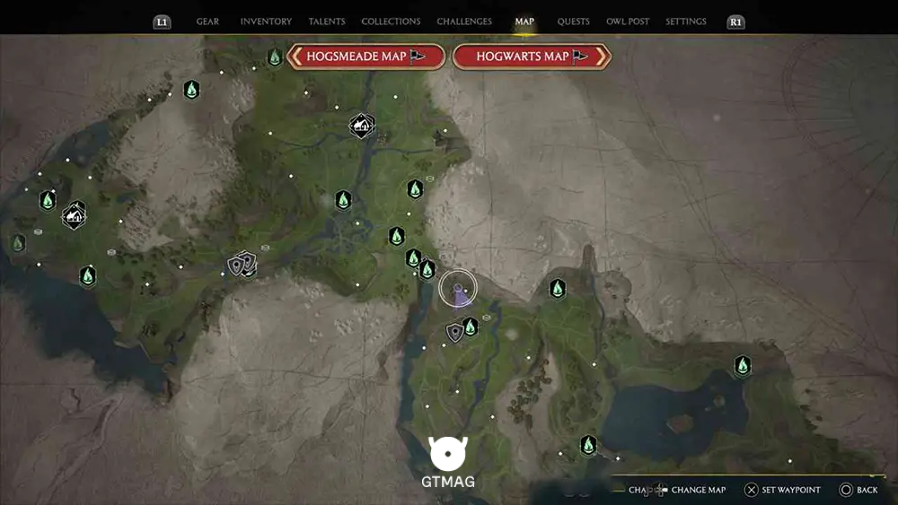 POIDSEAR COAST - 2 BUTTERFLIES - مکان تمام پروانهها در Hogwarts Legacy