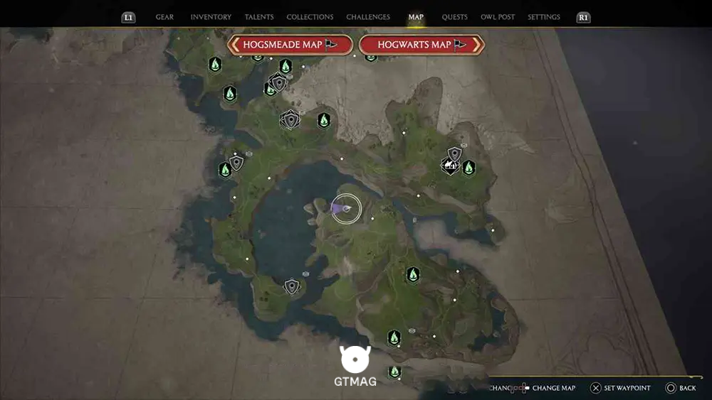 CLAGMAR COAST - 1 BUTTERFLY - مکان تمام پروانهها در Hogwarts Legacy