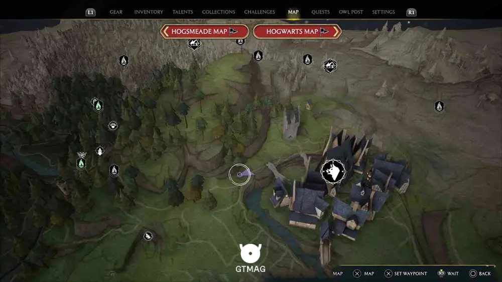Hogsmeade - تمام مکانهای Field Guide Pages در Hogwarts Legacy