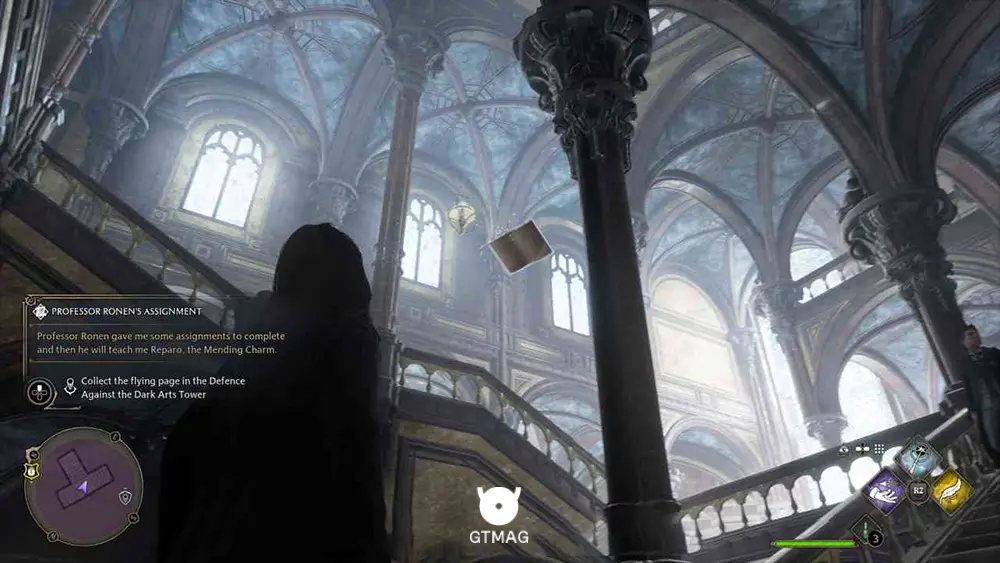 Hogwarts - The Astronomy Wing - تمام مکانهای Field Guide Pages در Hogwarts Legacy