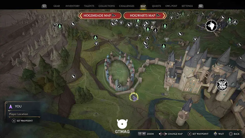 Hogwarts - The Bell Tower Wing - تمام مکانهای Field Guide Pages در Hogwarts Legacy