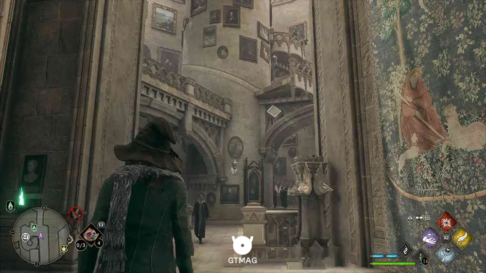 Hogwarts - The Grand Staircase - تمام مکانهای Field Guide Pages در Hogwarts Legacy