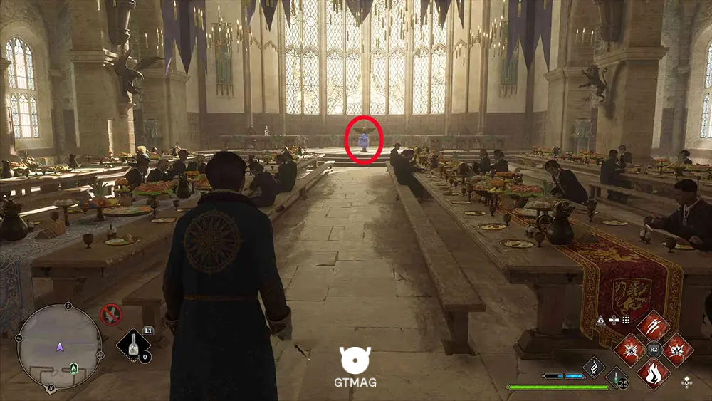 Hogwarts - The Great Hall - تمام مکانهای Field Guide Pages در Hogwarts Legacy