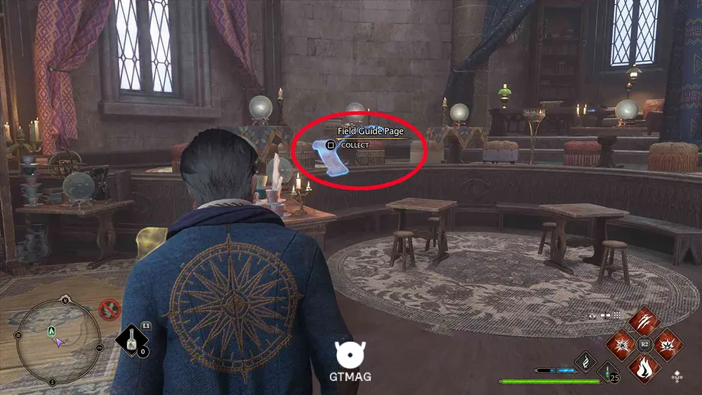 Hogwarts - The Library Annex - تمام مکانهای Field Guide Pages در Hogwarts Legacy