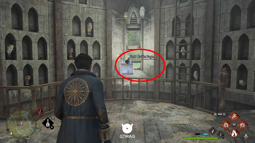 Hogwarts - The Bell Tower Wing - تمام مکانهای Field Guide Pages در Hogwarts Legacy