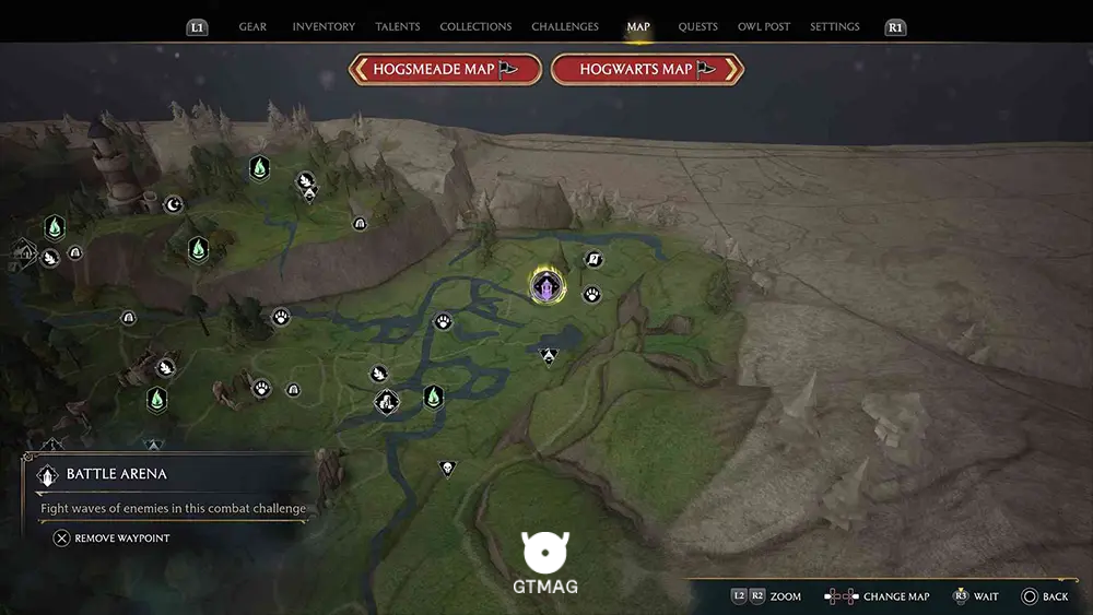 میدان نبرد NORTH FORD BOG - تمام مکان&zwnj;های Battle Arena در هاگوارتز لگسی - Hogwarts Legacy