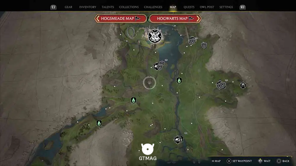 HOGWARTS VALLEY - تمام مکانهای جادوی باستانی -Ancient Magic Hotspot - در Hogwarts Legacy