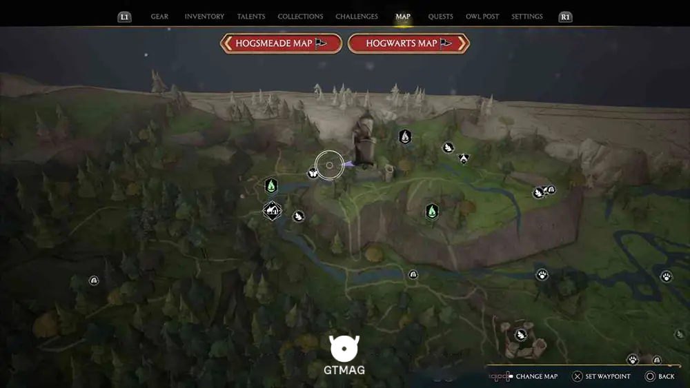 NORTH FORD BOG - موقعیت تمام بالون ها در هاگوارتز لگسی - Hogwarts Legacy