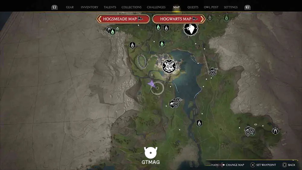 SOUTH HOGWARTS REGION - موقعیت تمام بالون ها در هاگوارتز لگسی - Hogwarts Legacy