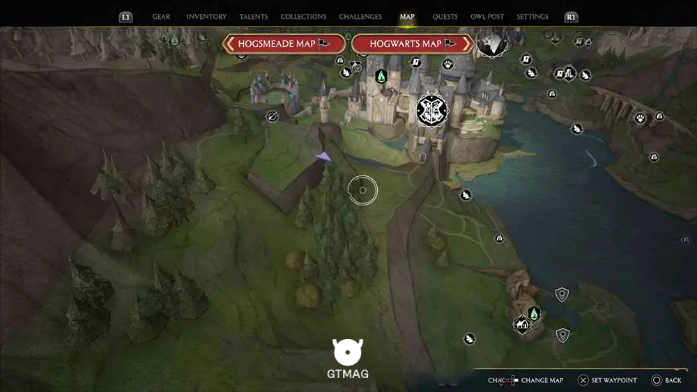 SOUTH HOGWARTS REGION - موقعیت تمام بالون ها در هاگوارتز لگسی - Hogwarts Legacy