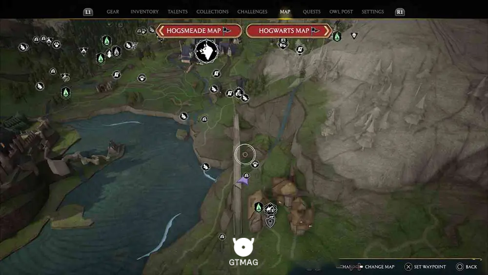 SOUTH HOGWARTS REGION - موقعیت تمام بالون ها در هاگوارتز لگسی - Hogwarts Legacy