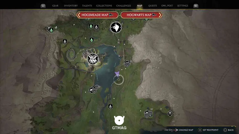 SOUTH HOGWARTS REGION - موقعیت تمام بالون ها در هاگوارتز لگسی - Hogwarts Legacy