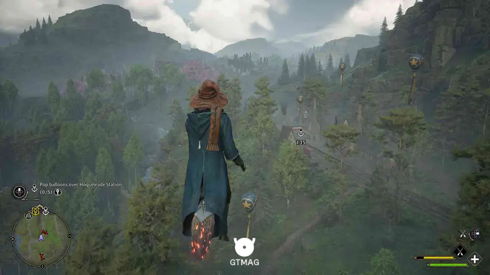SOUTH HOGWARTS REGION - موقعیت تمام بالون ها در هاگوارتز لگسی - Hogwarts Legacy