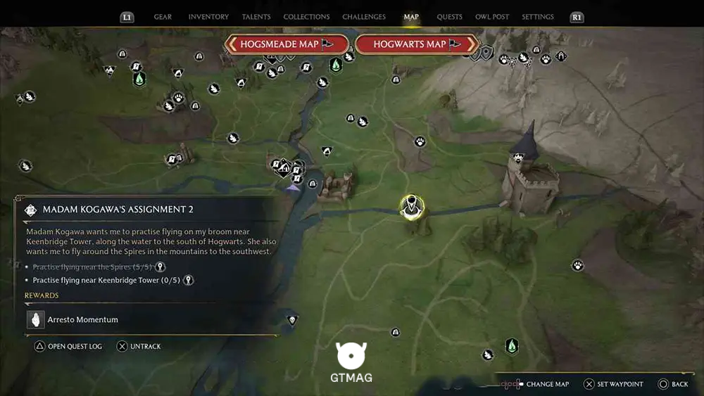HOGWARTS VALLEY - موقعیت تمام بالون ها در هاگوارتز لگسی - Hogwarts Legacy