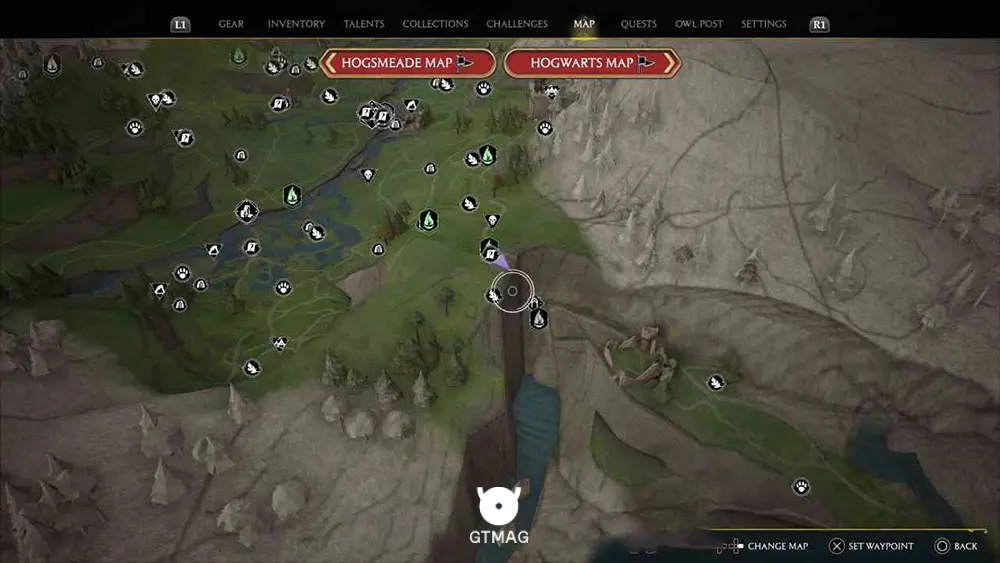 COASTAL CAVERN - موقعیت تمام بالون ها در هاگوارتز لگسی - Hogwarts Legacy