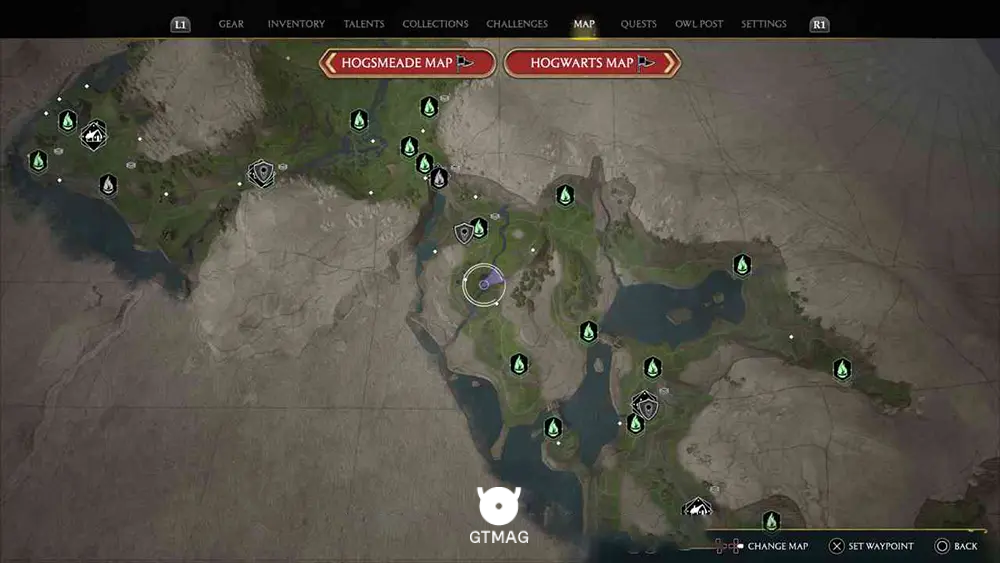 POIDSEAR COAST - موقعیت تمام بالون ها در هاگوارتز لگسی - Hogwarts Legacy