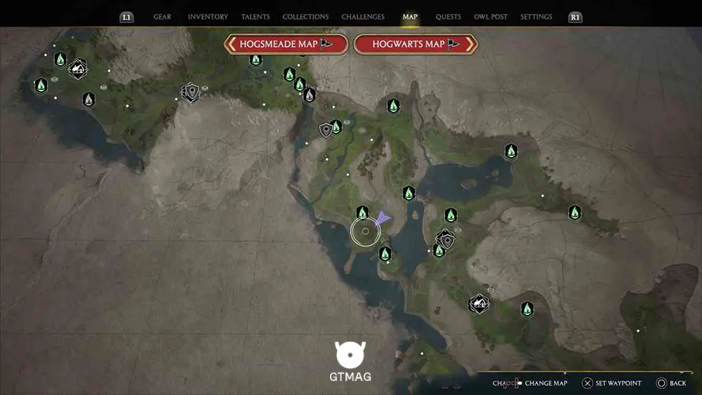 POIDSEAR COAST - موقعیت تمام بالون ها در هاگوارتز لگسی - Hogwarts Legacy