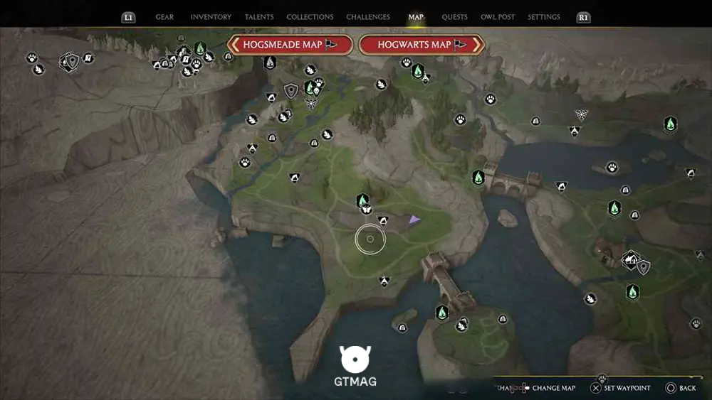 POIDSEAR COAST - موقعیت تمام بالون ها در هاگوارتز لگسی - Hogwarts Legacy