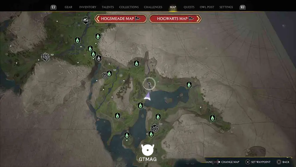 POIDSEAR COAST - موقعیت تمام بالون ها در هاگوارتز لگسی - Hogwarts Legacy