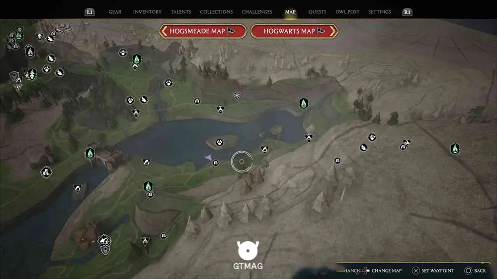 MARUNWEEM LAKE - موقعیت تمام بالون ها در هاگوارتز لگسی - Hogwarts Legacy