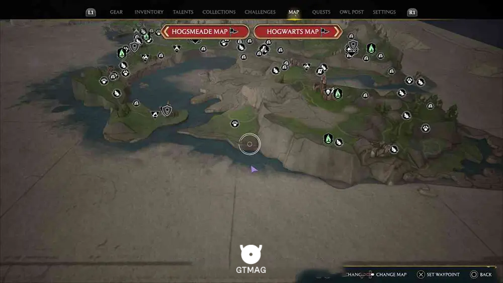 CLAGMAR COAST - موقعیت تمام بالون ها در هاگوارتز لگسی - Hogwarts Legacy