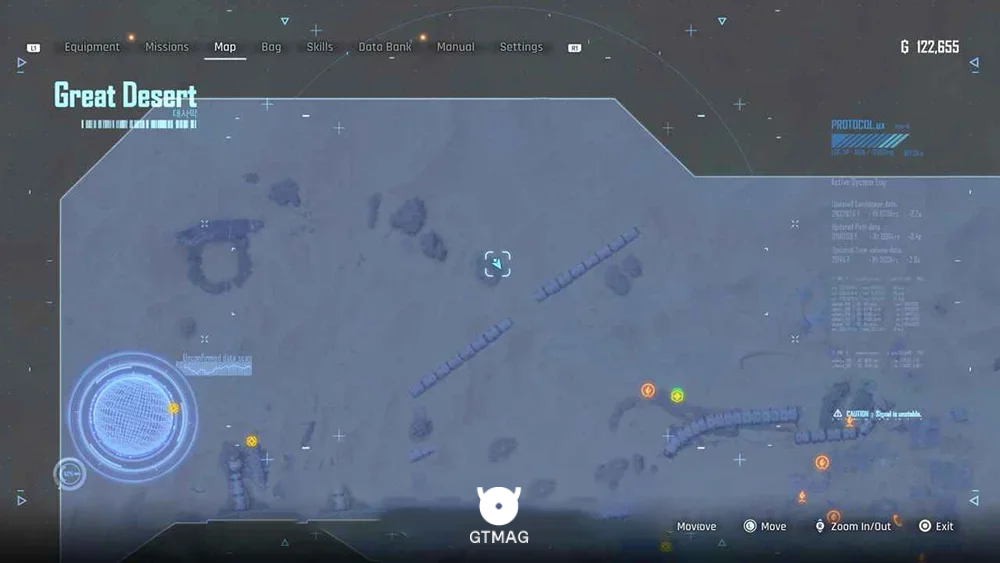 ARK-TECH PIONEERS DEVELOPING THE GREEN LAND! DOCUMENT / BOX .59 - مکان کالکتیبل های Great Desert در استلار بلید - Stellar Blade