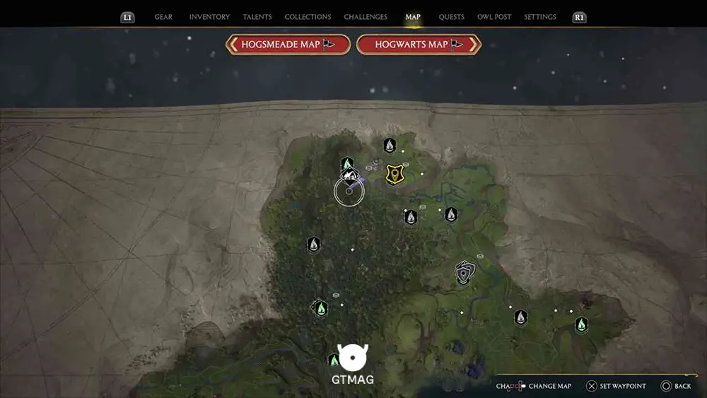 NORTH FORD BOG - تمام موقعیتهای Landing Platform در هاگوارتز لگسی - Hogwarts Legacy